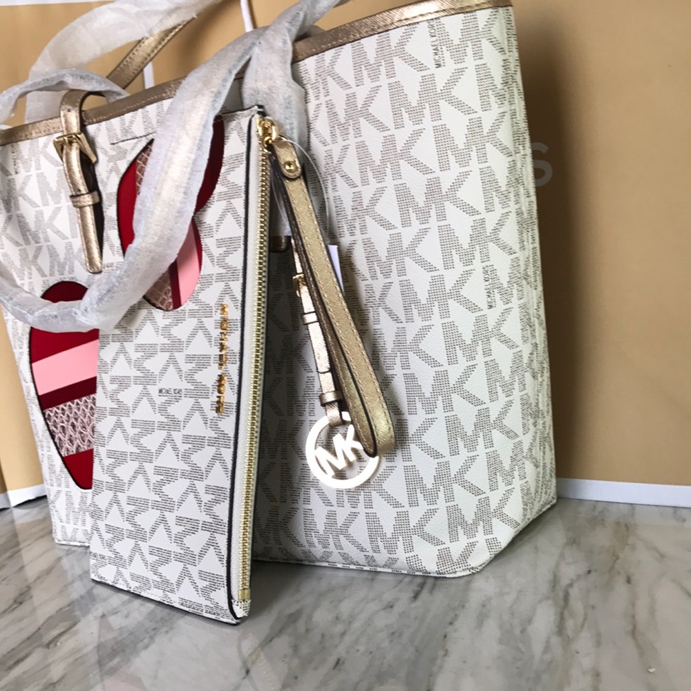 💕🎆Mk carryall tote set🎆medium/shoulder bag - Picture 2 of 7